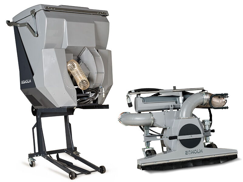 Egholm - Anbaugerät -  Gras- und Laubsammler